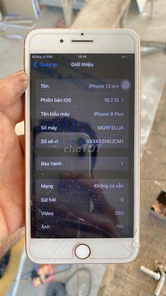 Apple iPhone 8 Plus 64GB Vàng hồng. Mua bán Điện thoại tại Quận Ngũ Hành Sơn Đà Nẵng được đăng bởi thịnh hình 1
