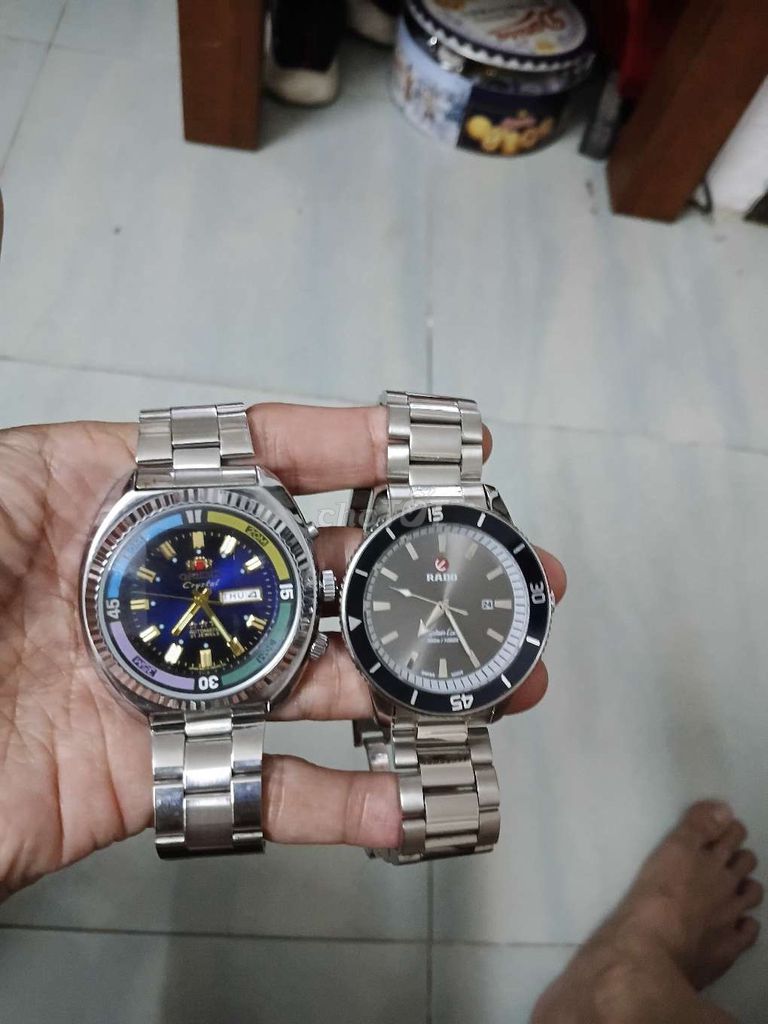 Đồng hồ Rado Thép Bạc Đen. Mua bán Đồng hồ tại Quận Liên Chiểu Đà Nẵng được đăng bởi Cu hình 1