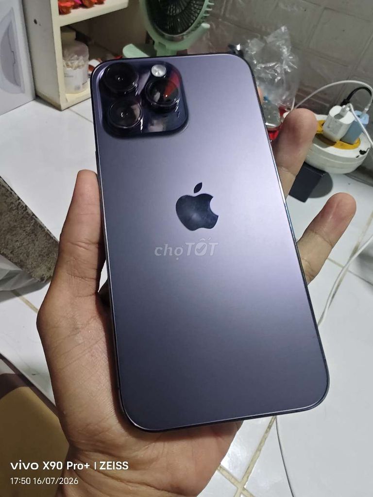 Apple iPhone 14 Pro Max 256GB VN/A Tím có gl. Mua bán Điện thoại tại Quận 12 Tp Hồ Chí Minh được đăng bởi Thành Tâm  hình 1