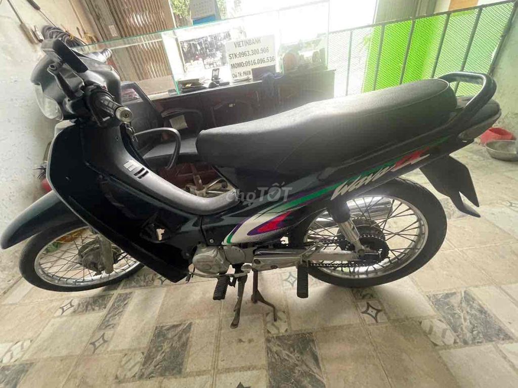 Honda Wave@ 2002 Xanh đen. Mua bán Xe máy tại Huyện Bình Chánh Tp Hồ Chí Minh được đăng bởi Đoàn Quốc hình 4