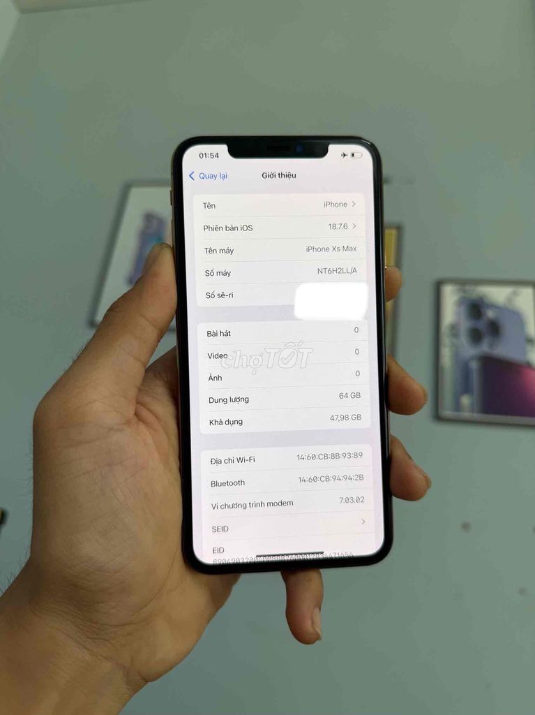 iPhone Xs Max 64GB Vàng hồng. Mua bán Điện thoại tại Huyện Châu Thành Đồng Tháp được đăng bởi Điện Thoại Giá Tốt hình 1