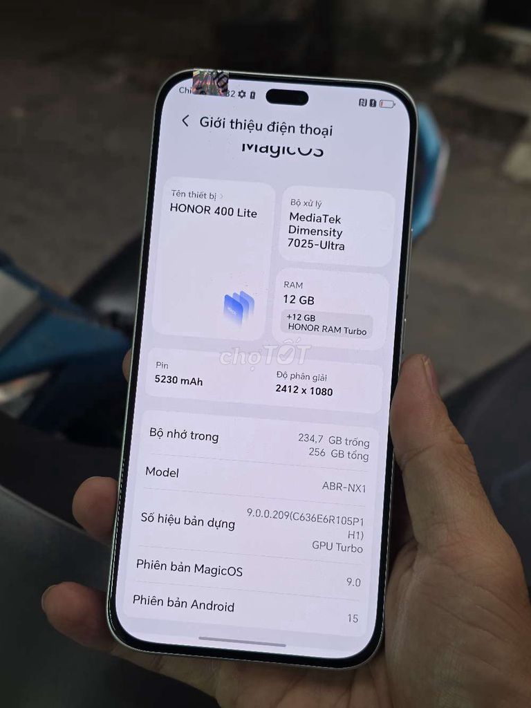 Honor 400 Lite 5G keng như new chính hãng VN. Mua bán Điện thoại tại Quận 10 Tp Hồ Chí Minh được đăng bởi Đăng Khôi store hình 1