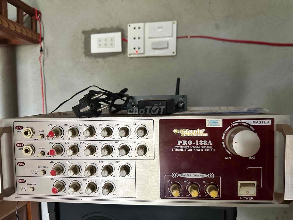 Amply karaoke California Electronics PRO-138A USA. Mua bán Tivi, Âm thanh tại Huyện Đắk R'Lấp Đắk Nông được đăng bởi THÀNH hình 1