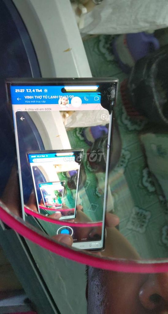 Điện thoại 12GB 256GB Tím Màn hình vỡ. Mua bán Điện thoại tại Thành phố Thuận An Bình Dương được đăng bởi Nguyen minh thien hình 1