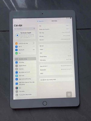 Ipad Gen 8 32GB Bai pass .màn zin ép kính Xài Ok