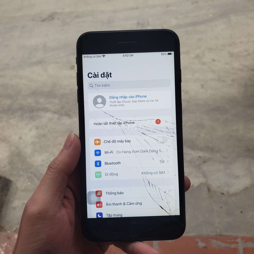 7plus chỉ bắt wifi