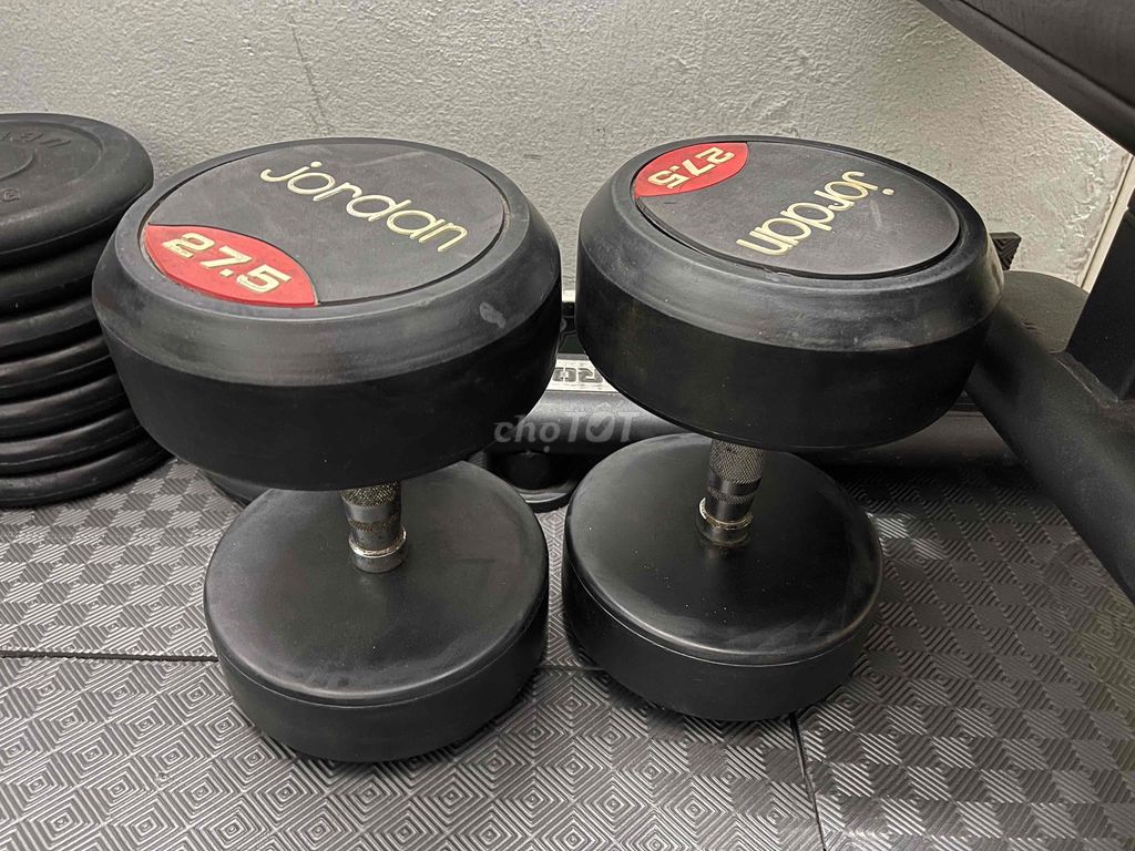 Tạ đơn Jordan 27.5kg Đen. Mua bán Đồ thể thao, Dã ngoại tại Quận Tân Bình Tp Hồ Chí Minh được đăng bởi Đôrêmon hình 1
