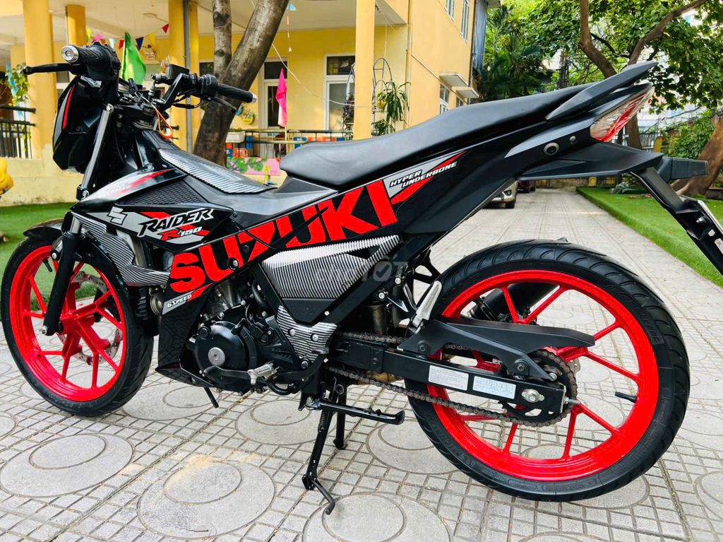 RAIDER 150 ĐỎ ĐEN NGUYÊN BẢN  MÁY ZIN CHẤT. Mua bán Xe máy tại Quận Cầu Giấy Hà Nội được đăng bởi TRÍ KIÊN hình 2