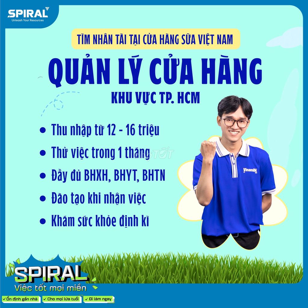 TP.VŨNG TÀU - TUYỂN CỬA HÀNG TRƯỞNG VINAMILK