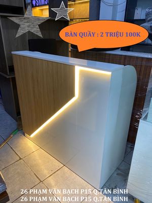 QUẦY THU NGÂN SPA & QUẦY SHOP MỸ PHẨM 1M2X50. Mua bán Đồ chuyên dụng, Giống nuôi trồng tại Quận Bình Thạnh Tp Hồ Chí Minh được đăng bởi Minh Thư Nội Thất Đình Bắc