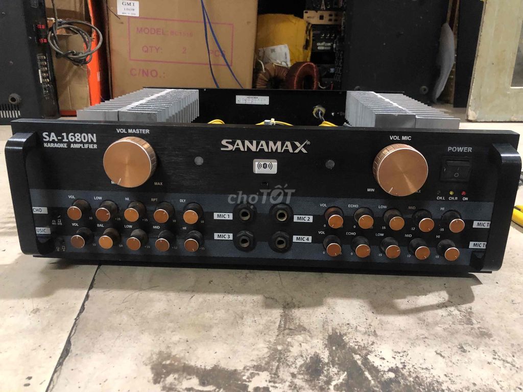 Ampli SANAMAX SA-1680N Đen. Mua bán Tivi, Âm thanh tại Thành phố Sóc Trăng Sóc Trăng được đăng bởi Hậu audio  hình 1