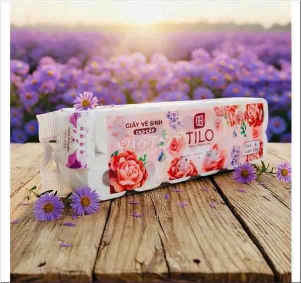 Giấy vệ sinh Tilo 4 lớp bịch 12 cuộn. Mua bán Thiết bị vệ sinh, nhà tắm tại Thành phố Hà Tĩnh Hà Tĩnh được đăng bởi Đại Lý Quang Trung hình 1
