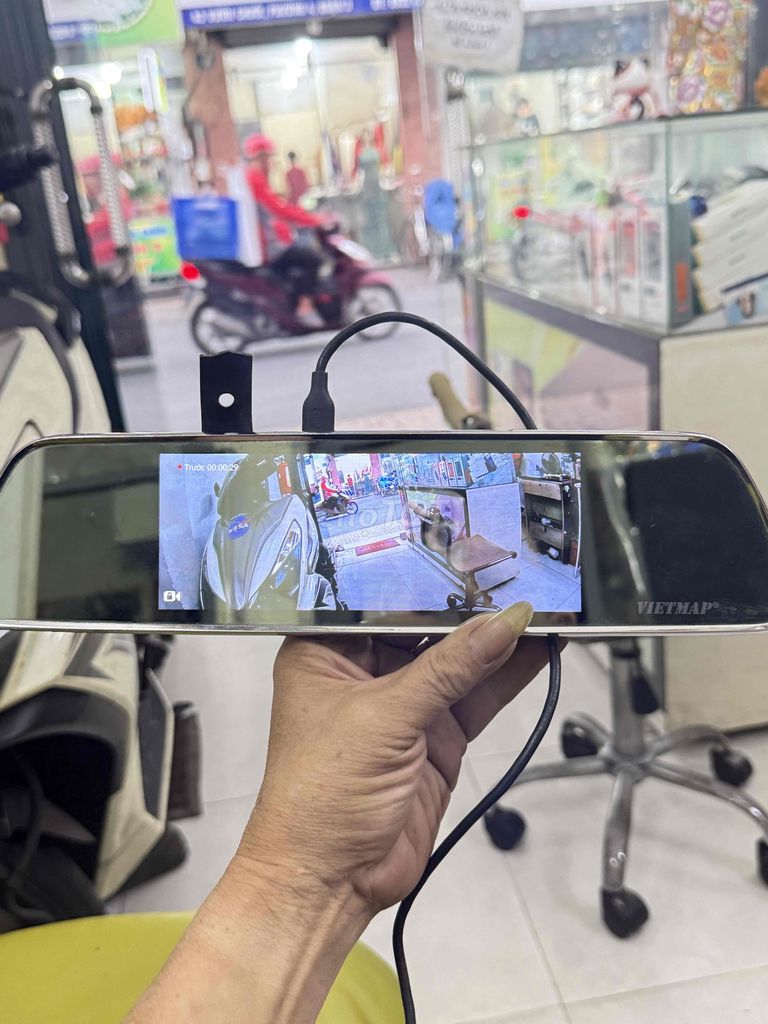 Camera hành trình VietMap iDVR P1,Gương Hậu otto. Mua bán Máy ảnh, Máy quay tại Quận 3 Tp Hồ Chí Minh được đăng bởi Truong Quyền hình 1