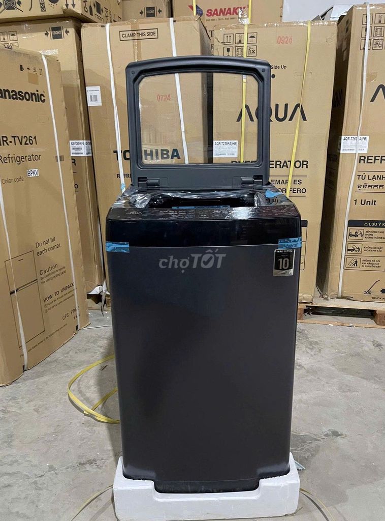 Máy giặt Aqua 8kg cửa trên Mới 100%. Mua bán Máy giặt tại Thành phố Biên Hòa Đồng Nai được đăng bởi HIỀN ĐIỆN MÁY TRẢ GÓP  hình 1