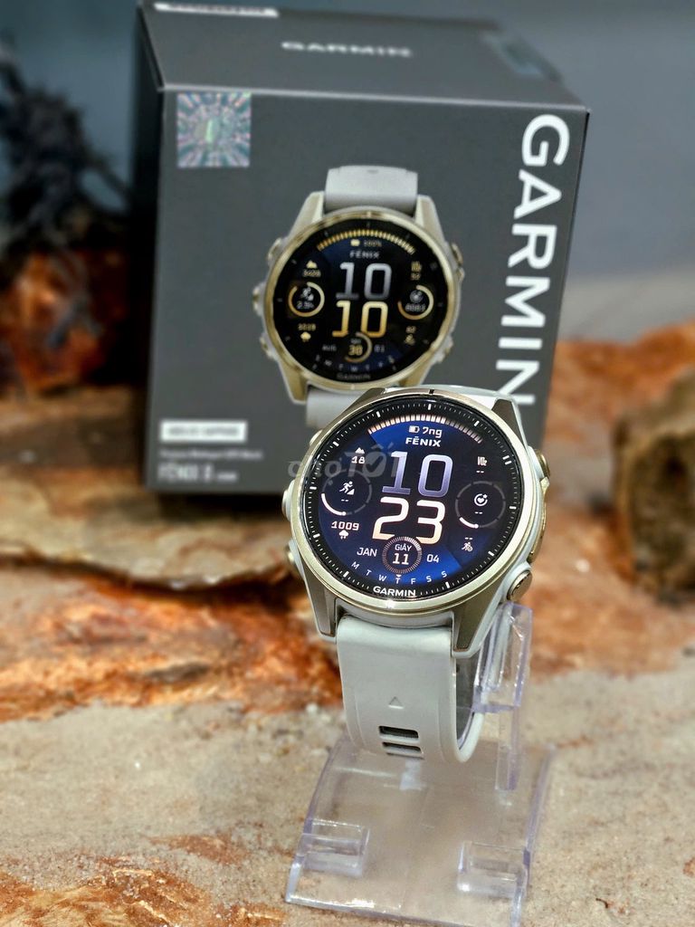 Garmin Fenix 8 Soft Gold Đồng hồ thông minh. Mua bán Thiết bị đeo thông minh tại Quận Bình Thạnh Tp Hồ Chí Minh được đăng bởi TRIONE VN hình 1