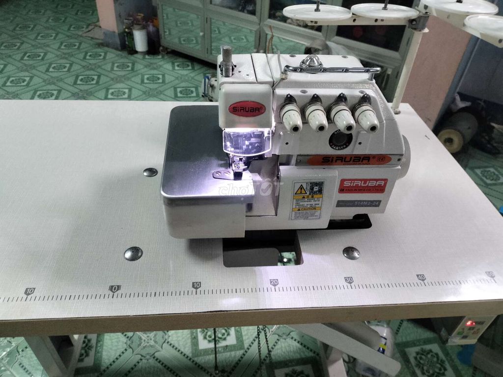 Máy may vắt sổ SIRUBA 514M2-24 4 chỉ Trắng. Mua bán Đồ chuyên dụng, Giống nuôi trồng tại Huyện Củ Chi Tp Hồ Chí Minh được đăng bởi Nhân hình 1