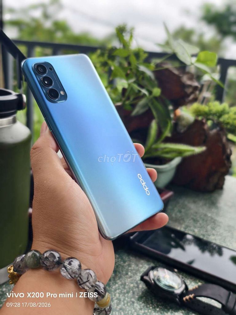 Oppo Reno4 128GB Xanh 8GB Sạc nhanh NFC. Mua bán Điện thoại tại Huyện Long Thành Đồng Nai được đăng bởi THÁI SƠN MOBILE hình 1