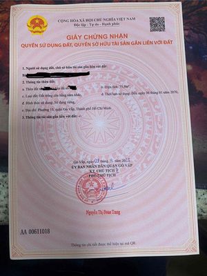 Đất 2 mặt tiền, hẻm xe hơi, sổ hồng riêng