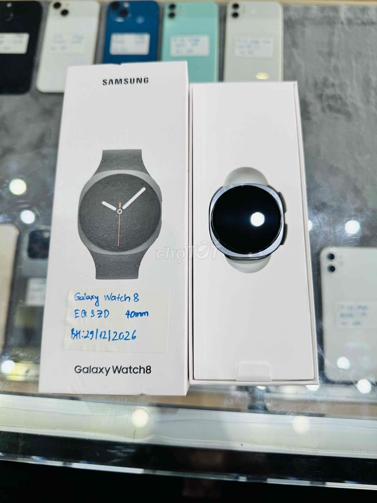 Samsung Galaxy Watch 8 40mm Đen. Mua bán Thiết bị đeo thông minh tại Quận 10 Tp Hồ Chí Minh được đăng bởi Phi Đăng Sơn Store hình 1