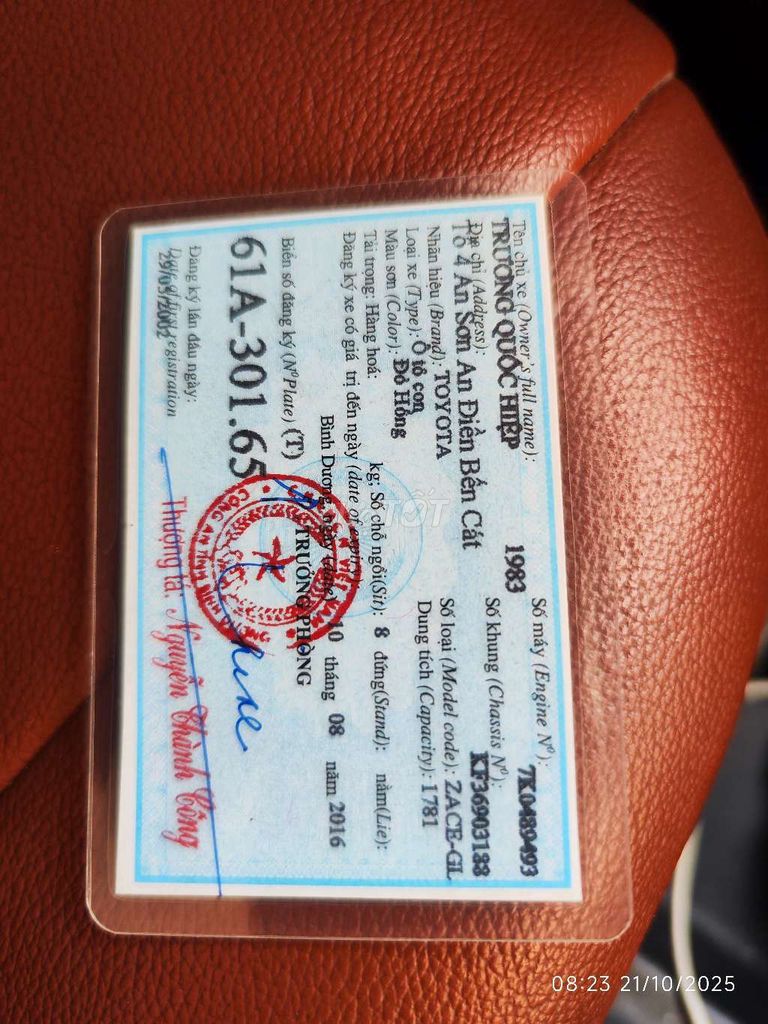 2002 GL - 120000 km. Mua bán Ô tô tại Thị xã Bến Cát Bình Dương được đăng bởi nguyen khanh hung hình 7