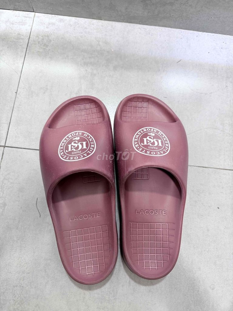 Dép lê Lacoste Hồng Unisex. Mua bán Giày dép tại Thành phố Thủ Dầu Một Bình Dương được đăng bởi Vũ hình 1