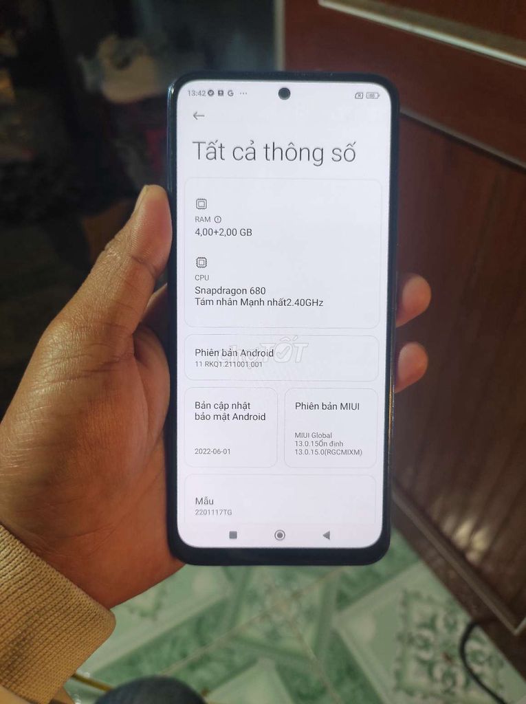Xiaomi Redmi Note 11 128GB Xanh Đã sử dụng. Mua bán Điện thoại tại Huyện Vụ Bản Nam Định được đăng bởi việc làm phổ thông việc làm không bằng cấp hình 1
