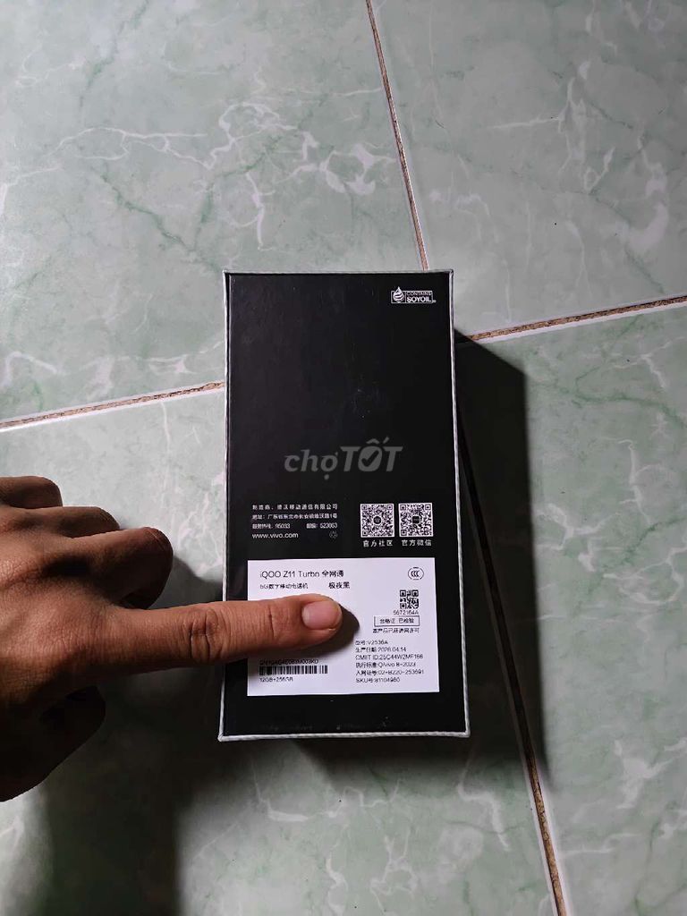 iQOO Z11 Turbo 12GB/256GB Đen. Mua bán Điện thoại tại Quận Tân Phú Tp Hồ Chí Minh được đăng bởi Thắng Nguyễn hình 1