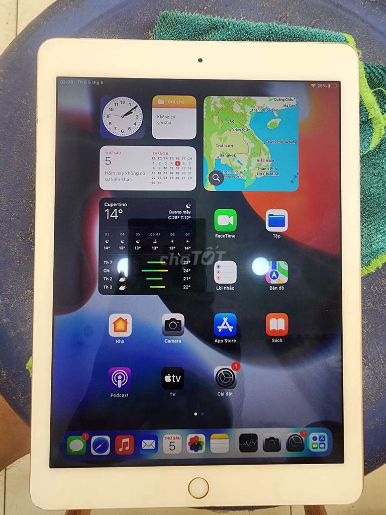 Apple iPad Air 2 16GB Vàng. Mua bán Máy tính bảng tại Quận Bình Thạnh Tp Hồ Chí Minh được đăng bởi Ngọc Như Quang hình 1