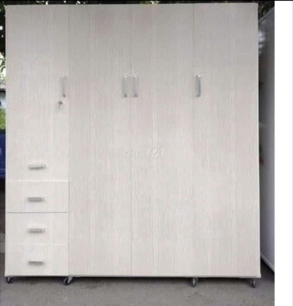 TỦ NHỰA ĐÀI LOAN 4 CÁNH MÀU VÂN GỖ SỒI . Mua bán Tủ, kệ gia đình tại Thành phố Thủ Đức Tp Hồ Chí Minh được đăng bởi Tủ nhựa đài loan hoàng quân hình 1