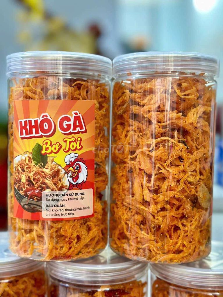 khô gà bơ tỏi