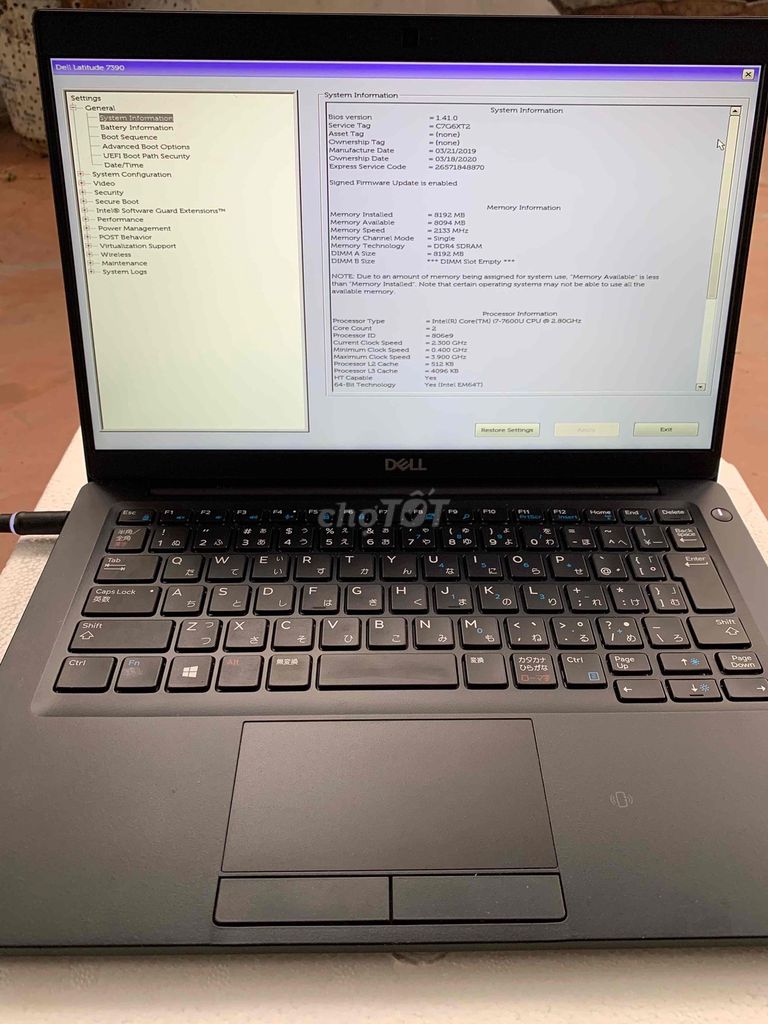 Dell Latitude 7390 i7-7600U 13.3 inch 8GB/238GB. Mua bán Laptop tại Huyện Đan Phượng Hà Nội được đăng bởi Máy Tính Lap Tốp Cũ hình 1