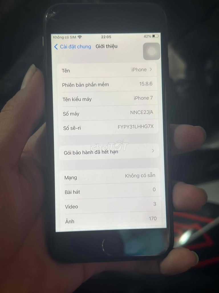 Apple iPhone 7 32GB Đen. Mua bán Điện thoại tại Thành phố Dĩ An Bình Dương được đăng bởi Kim Đính Mobile hình 1
