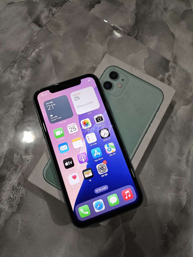 Apple iPhone 11 128GB Xanh lá. Mua bán Điện thoại tại Thành phố Dĩ An Bình Dương được đăng bởi Châu hình 1
