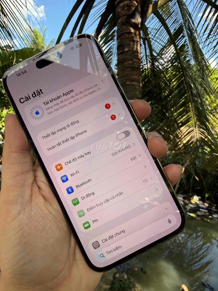 Apple iPhone 14 Pro Max 128GB Vàng máy 2 sim pin c. Mua bán Điện thoại tại Thành phố Vĩnh Long Vĩnh Long được đăng bởi Lê Minh Lâm Hà hình 1
