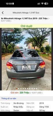 Attrage   xe đẹp bảo dưỡng định kỳ có đỗi xe. Mua bán Ô tô tại Thành phố Pleiku Gia Lai được đăng bởi Huynh kontum hình 1