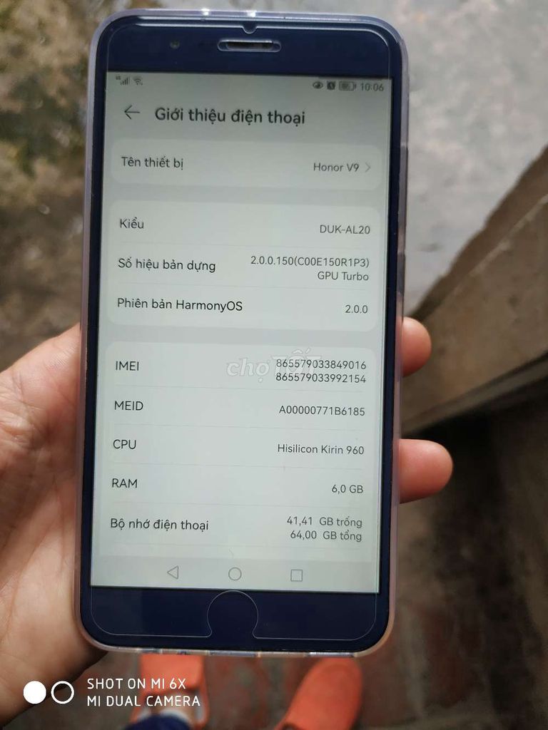 Huawei honor V9_ram6/64Gb đẹp.