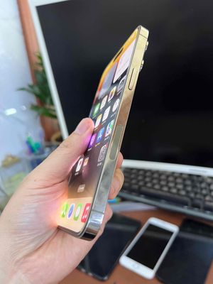 Apple iPhone 14promax 128g gold lock liknew