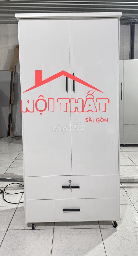 Tủ quần áo nhựa 2 cánh trắng. Mua bán Tủ, kệ gia đình tại Quận 4 Tp Hồ Chí Minh được đăng bởi Nội thất giá xưởng hình 1