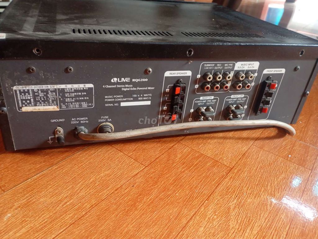 Amply LIVE RQS200 4 kênh. Mua bán Tivi, Âm thanh tại Huyện Mê Linh Hà Nội được đăng bởi anh trà  hình 1