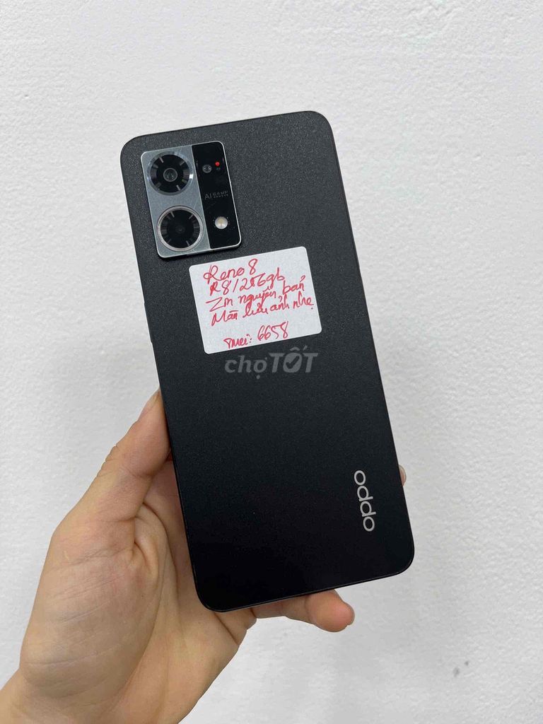 oppo reno8 8/256gb chip snap680 Zin Cấn nhẹ