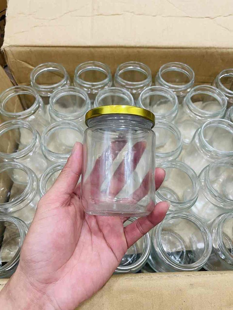 Hũ thủy tinh 250ml Trong suốt. Mua bán Dụng cụ nhà bếp tại Quận Bắc Từ Liêm Hà Nội được đăng bởi Nguyễn Đình Toản hình 1