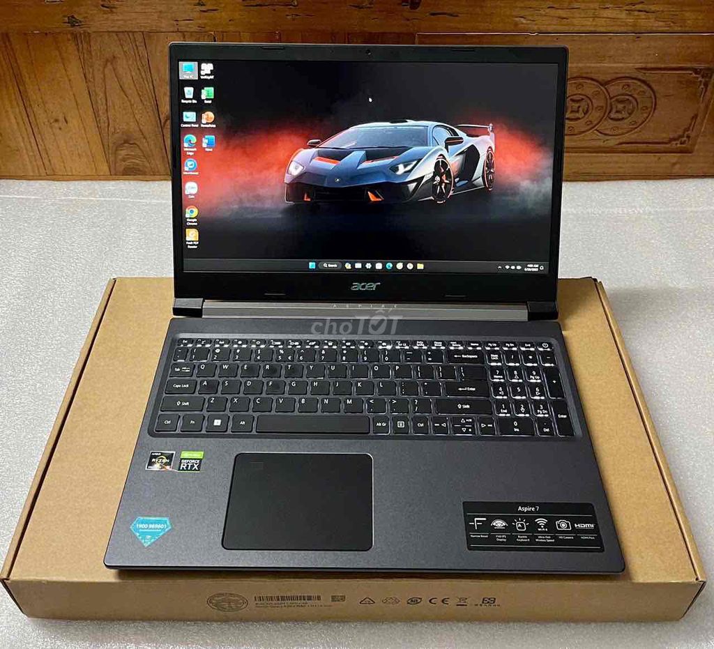 ACER GAMING A715 Ryzen 5-5625U/16/512/RTX3050 Full. Mua bán Laptop tại Quận Ninh Kiều Cần Thơ được đăng bởi Quốc Cường Computer hình 1