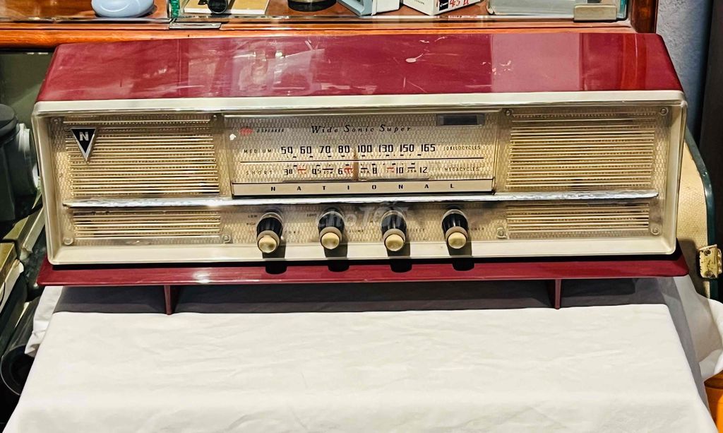 Đài radio National Đỏ mận Vintage. Mua bán Tivi, Âm thanh tại Quận Thanh Xuân Hà Nội được đăng bởi Nguyen hình 1