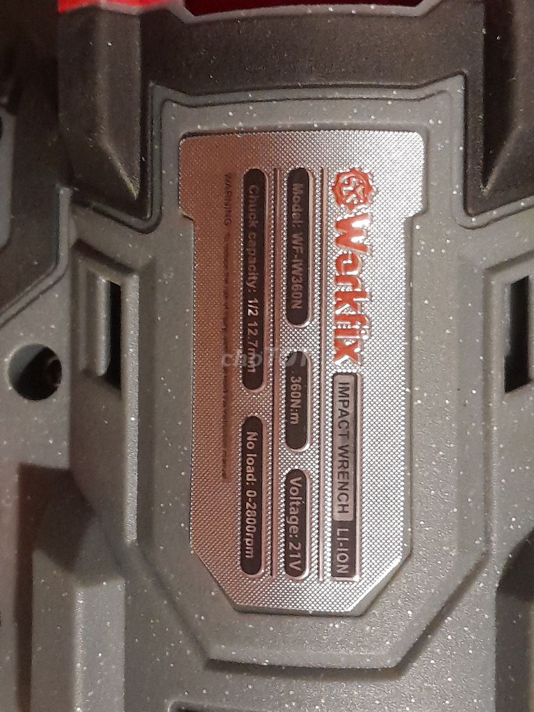 Máy siết bu lông Workfix WF-W360N 21V. Mua bán Đồ chuyên dụng, Giống nuôi trồng tại Quận Bình Thạnh Tp Hồ Chí Minh được đăng bởi Nguyen huu hien hình 1
