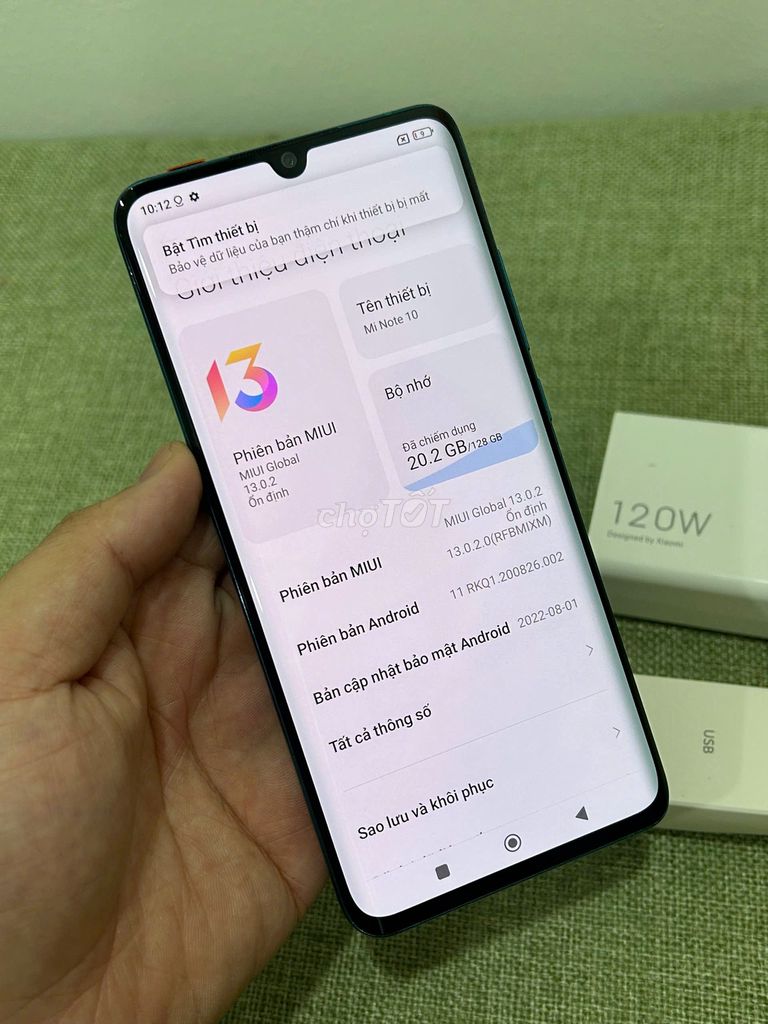 Xiaomi CC9 Pro 8/128 Q.TẾ 67w xiaomi TRẢ GÓP - COD. Mua bán Điện thoại tại Quận Hoàng Mai Hà Nội được đăng bởi Trần Ngọc Hiếu hình 3