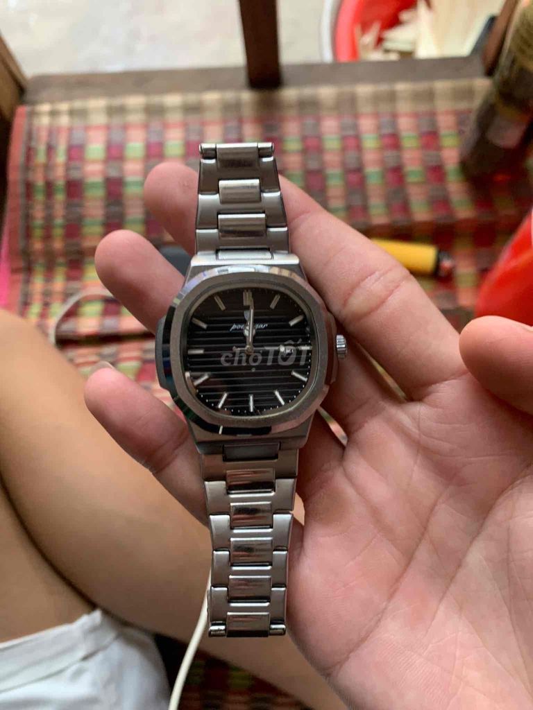 Đồng hồ cơ nam Kim loại Bạc. Mua bán Đồng hồ tại Huyện Chợ Mới An Giang được đăng bởi Trần Thanh Vũ hình 1
