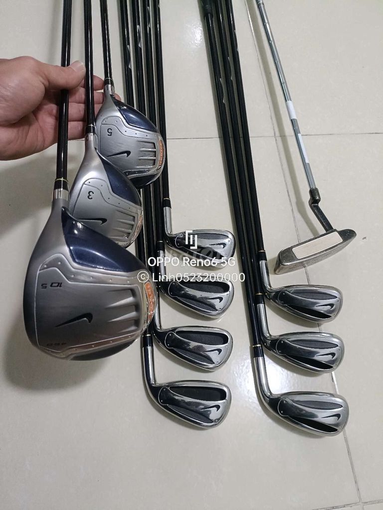 Bộ golf Nike xịn 11 gậy golf Nike và túi golf Nike