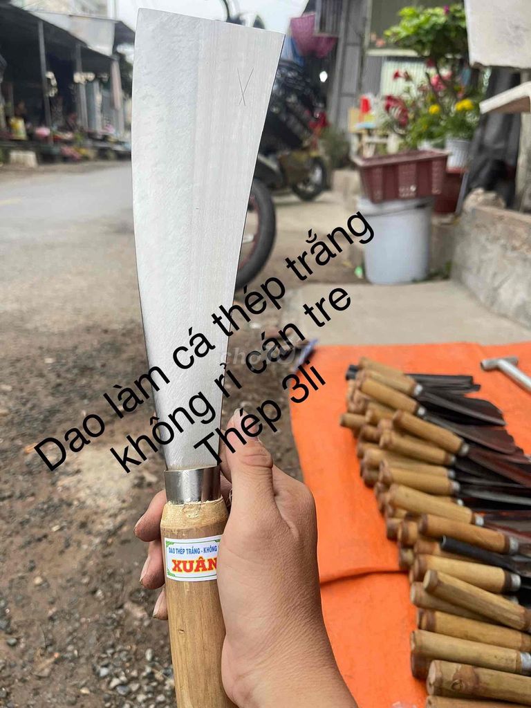 Dao làm cá thép trắng không rỉ. Mua bán Dụng cụ nhà bếp tại Huyện An Phú An Giang được đăng bởi Truong Thi Phuong Minh hình 1