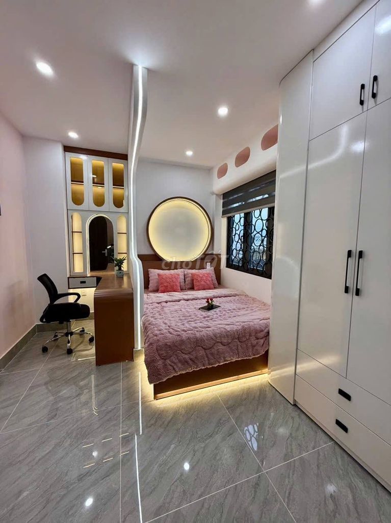 SIÊU PHẨM 5 TẦNG BTCT – THANG MÁY – FULL NỘI THẤT – XE HƠI ĐỖ CỬA   - ảnh 4