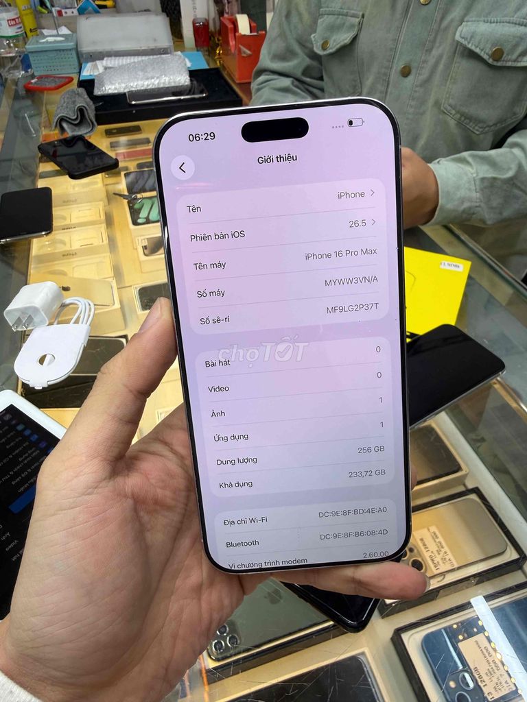 iPhone 16 Pro Max 256GB Trắng. Mua bán Điện thoại tại Thành phố Bà Rịa Bà Rịa - Vũng Tàu được đăng bởi  Đặng Nhân Apple  Táo Pháp hình 1